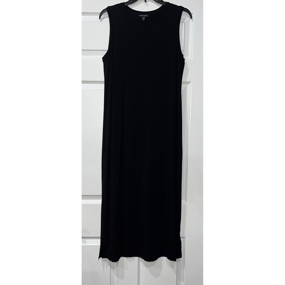 Eileen Fisher Dresses & Skirts - Eileen Fisher Black Sleeveless Tank Maxi Dress Size Small